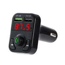 Car Bluetooth 5.0 FM Transmitter Wireless Handsfree Car Kit Audio Receiver MP3 Player USB Fast Charger Car Accessories