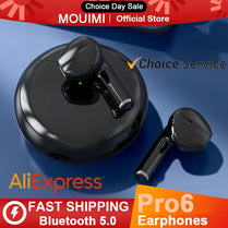TWS Bluetooth 5.0 Pro 6 Earphones Charging Box Wireless Headphone 9D Stereo Sports Earbuds Lenovo ht38 lp40 Pro J6 Headsets