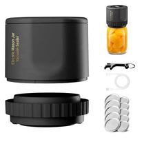 Wancle Electric Mason Jar Vacuum Sealer LCD Digital Display Cordless Vacuum Sealer Kit for Wide and Regular Mouth Mason Jars