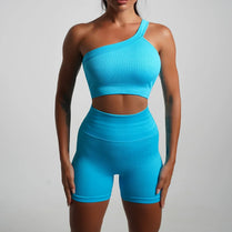 2\5PCS Seamless Yoga Sets Sports Fitness High Waist Hip Raise Pants Shorts Long-sleeved Suits Workout Gym Leggings Set for Women