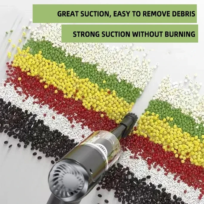 Wireless Car Vacuum Cleaner USB Charging 1200mAh Portable Cleaning Appliance Mini Wet and Dry Vacuum Cleaner Household